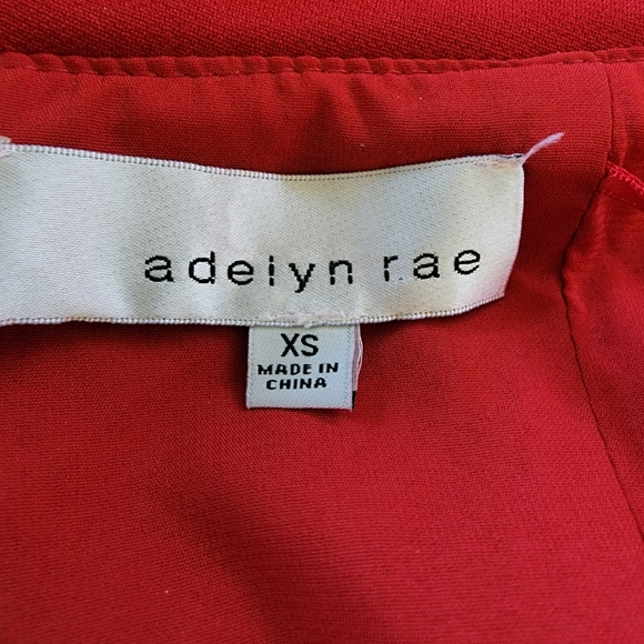 ADELYN RAE Halter Asymmetrical Sheath Dress In Red Size XS - Picture 10 of 11